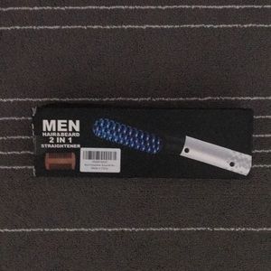 Beard Straightener for Men, Portable 2 in 1